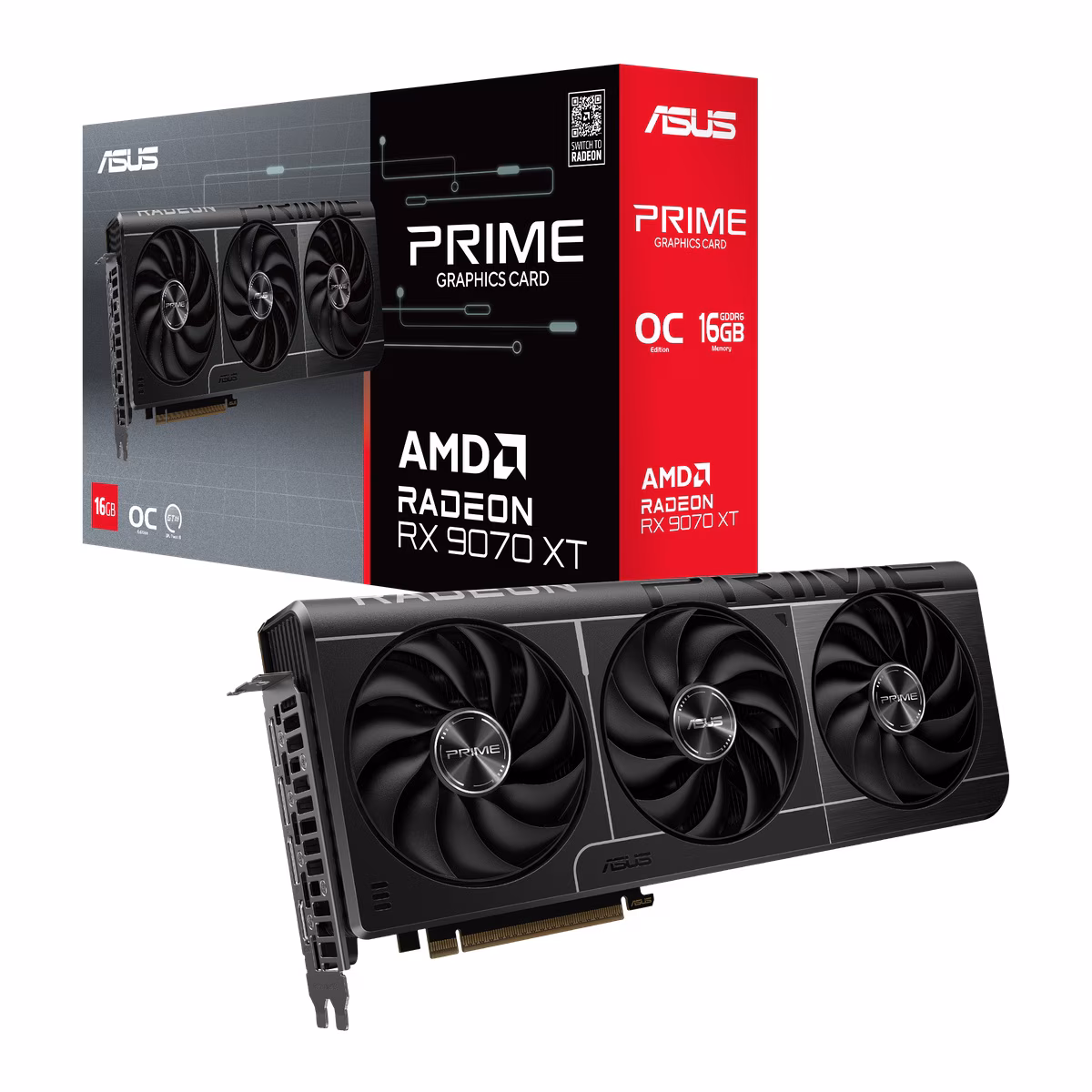 Asus PRIME Radeon RX 9070 XT 16GB OC